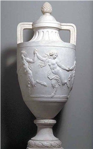 Beige Marble Stone Urns