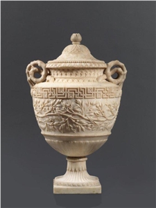 Beige Marble Stone Urns