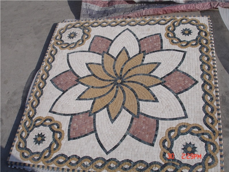 Cheap Marble Round Floor Pattern Medallion