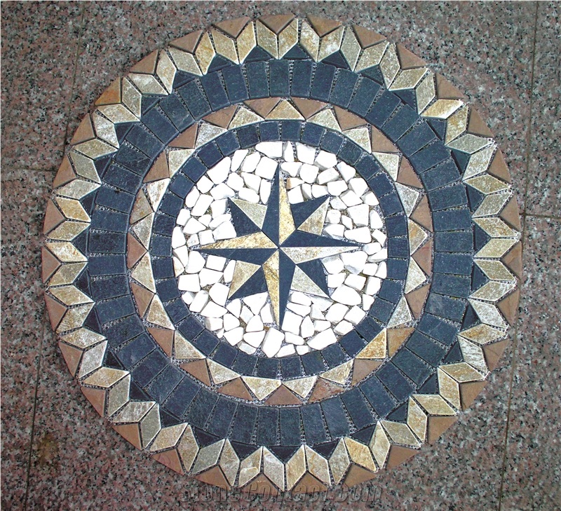 Cheap Round Floor Pattern Marble Medallions