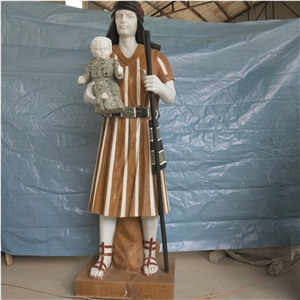 Children Human Sculptures, Handcarved Statues