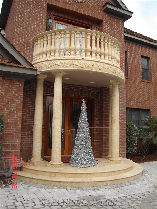Coumns in Stock Hollow Roman Pillars Pink Marble
