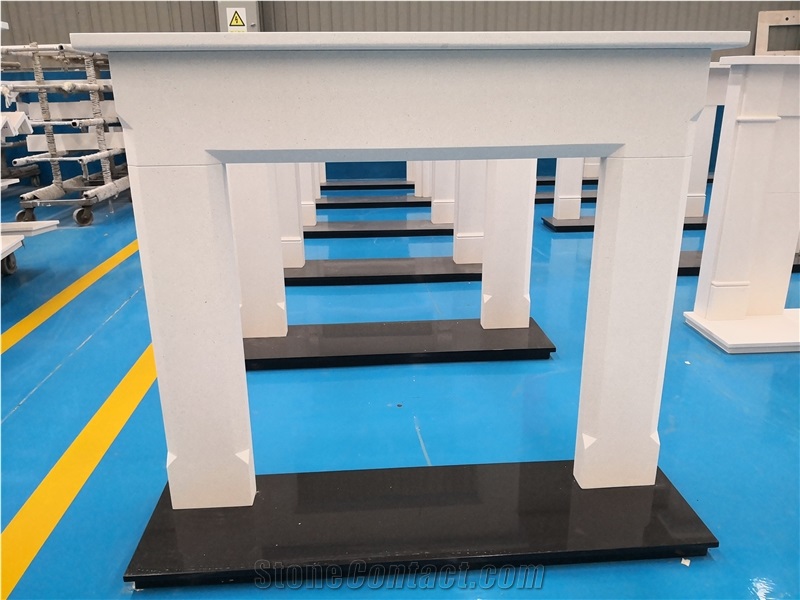 Fireplace Mantel Factory, Cheap Simple Limestone