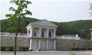 Hollow Column Roman Cast Stone Pilasters