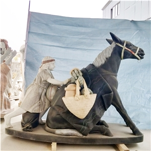 House & Human Statues, Handcarved Sculptures House & Human Statues, Handcarved Sculptures
