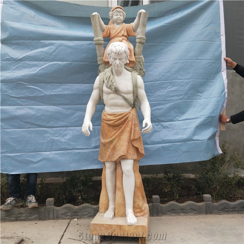 Human Sculptures China Handcarved Children Statues
