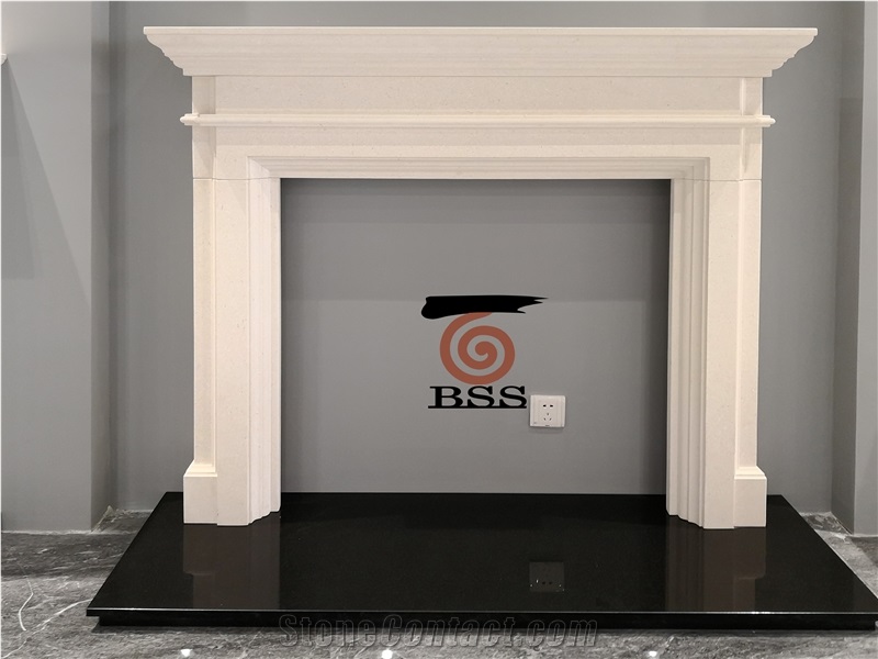 Limestone Fireplace, Cheap Indoor Modern Mantels