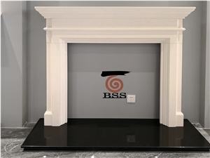 Limestone Fireplace, Cheap Indoor Modern Mantels