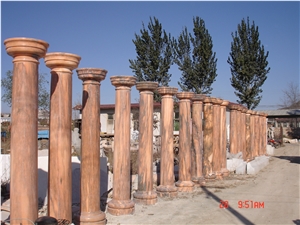Marble Coumns Factory Hollow Cast Stone Pillars