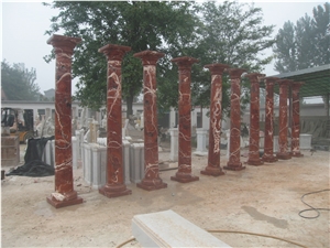 Marble Coumns Factory Hollow Cast Stone Pillars
