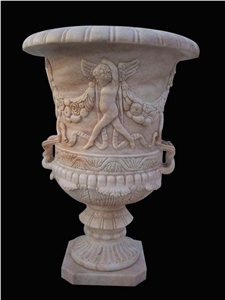 Marble Flower Pots