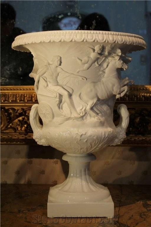 Marble Flower Pots