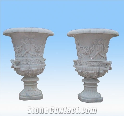 Marble Urns and Planters