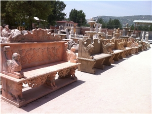 Sculptured Garden Benches Outdoor Furniture Chairs