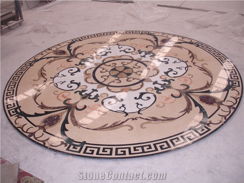 Slate Floor Indoor and Outdoor Pattern Medallions