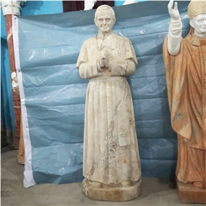 Travertine Human Religious Statues, Western Figure