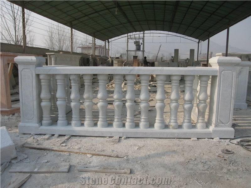 Travertine Staircase Handrails Outdoor Railings
