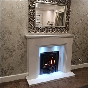 White Limestone Aegean Indoor Fireplace Mantels White Limestone Aegean Indoor Fireplace Mantels