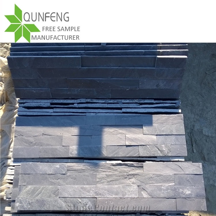 China Black Slate Veneer Cheap Cultured Stone