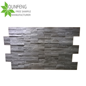 China Black Stone Wall Cladding Culture Slate