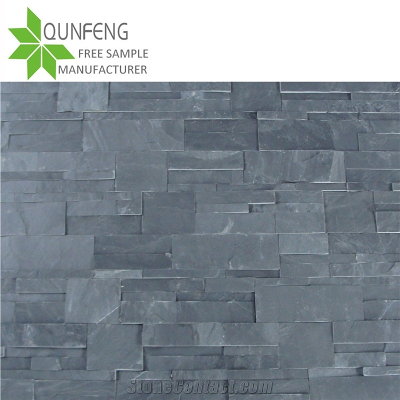 Natural Black Stone Veneer Slate Culture Stone