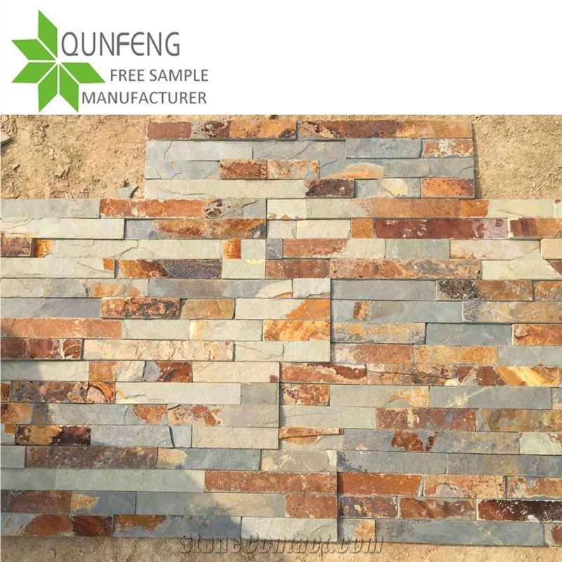 Rusty Culture Stone China Slate Wall Cladding