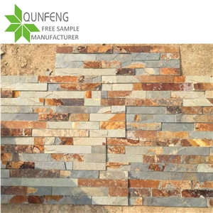 Rusty Culture Stone China Slate Wall Cladding