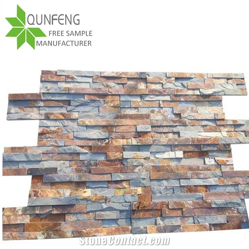 Rusty Culture Stone China Slate Wall Cladding