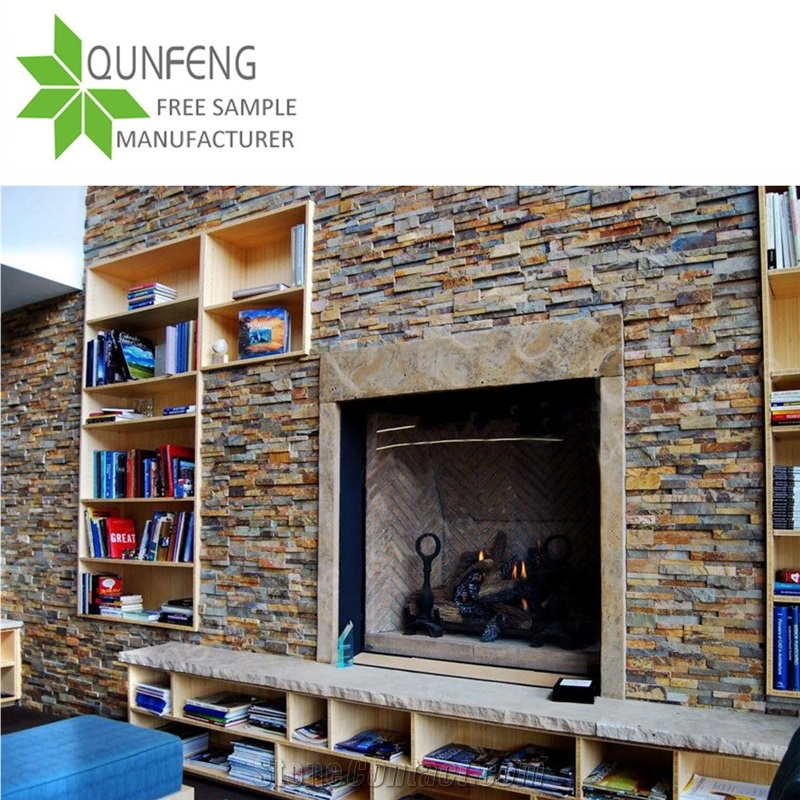 Rusty Culture Stone China Slate Wall Cladding