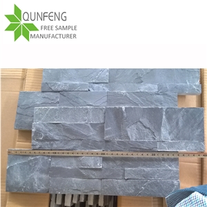 Shape S Natural China Black Slate Cultured Stone