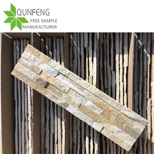 Yellow/White Cladding Stone Slate Wall Brick