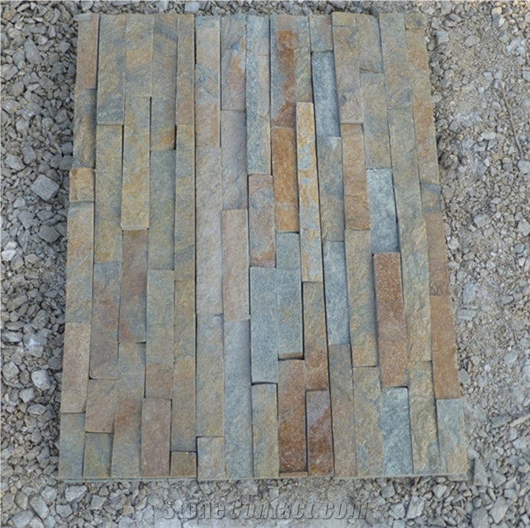 Beige Cultural Stone Natural Split Mushroom Slate
