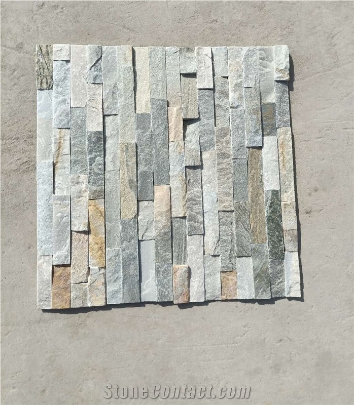 Rusty Yellow Slate Cultural/Mushroom Stone Of Wall