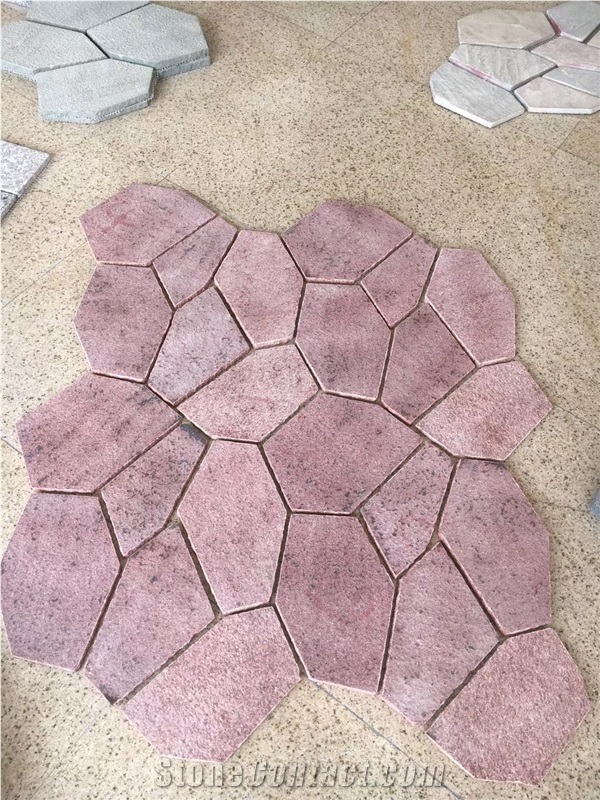 Cracked Ice Stone,Crackle Granite Flagstone Pavers