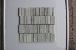 Italy Bianco Carrara Marble Brick Marble Mosaics