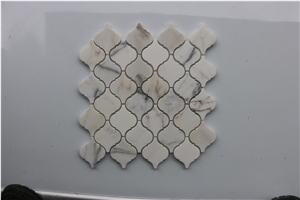 Italy Calacatta Gold Latern Shape Marble Mosaics