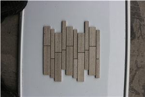 Light Dark Wooden Brick Marble Mosaic,Tiles