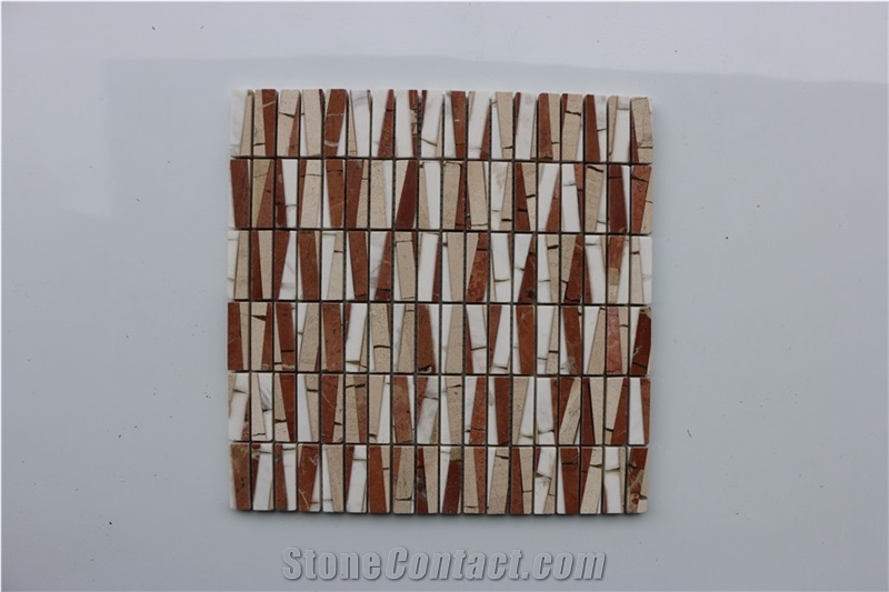 Travertino Giallo Ariston Resin Marble Mosaics