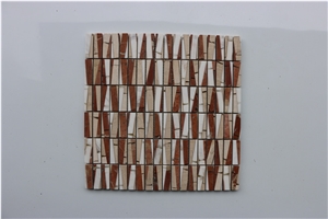 Travertino Giallo Ariston Resin Marble Mosaics