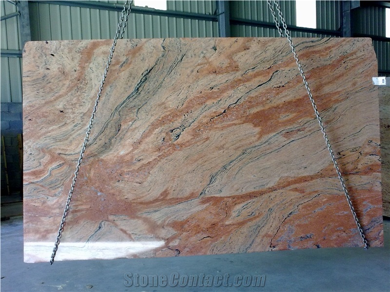 Rosa Salmone Granite/Multicolor Salmon Granite Slabs