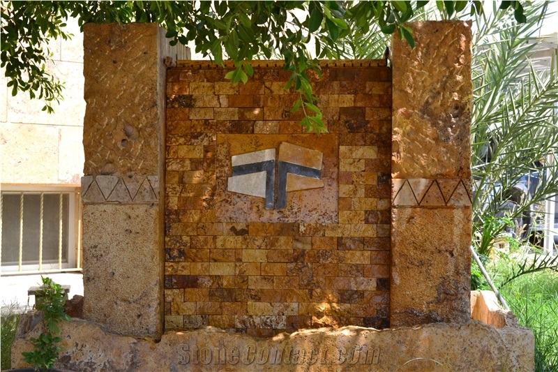 Jordan Gold Travertine Cobbles