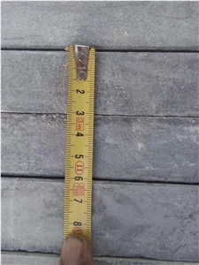 China Blue Limestone Flamed Slabs Tiles Cobbles