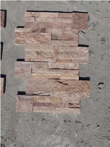 Woodgrain Sandstone Culture Stone Wall Claddings