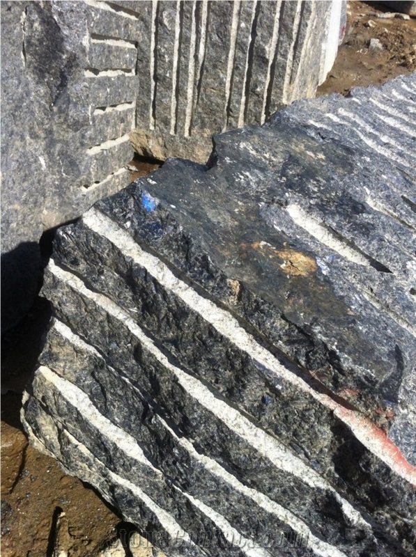 Volga Blue Granite Block
