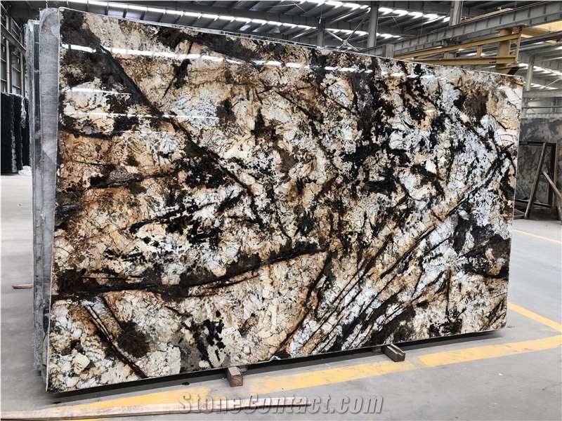 Alaska Gold Brazil Granite Tiles Slabs Floor Wall