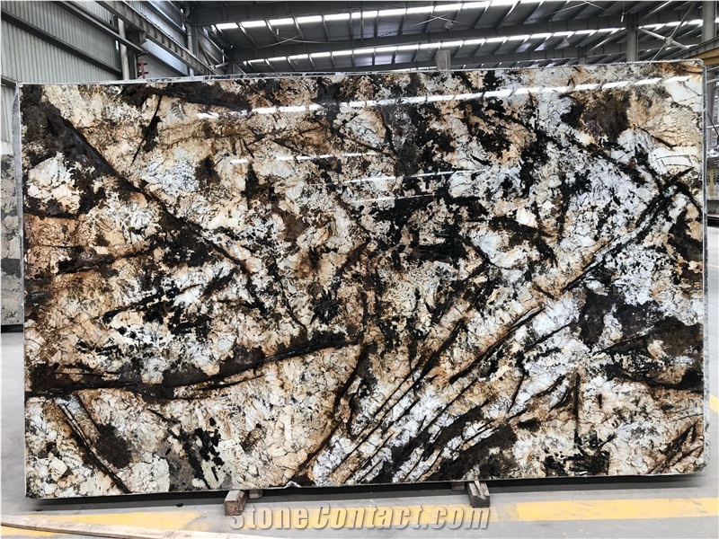 Alaska Gold Brazil Granite Tiles Slabs Floor Wall