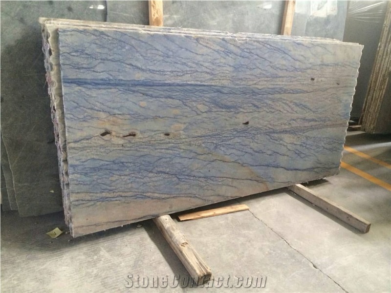 Azul Marhas Marble Blue Slabs Stone Tiles Wall
