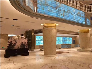 Blue Onyx Natural Stone for Hotel Use Wall Floor