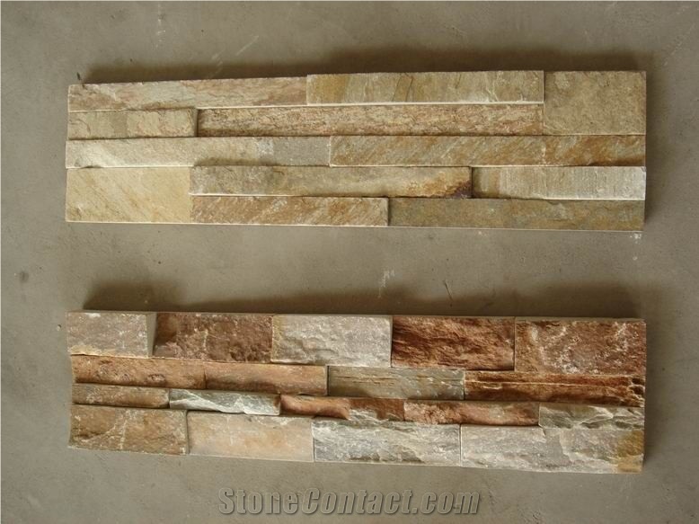 China Rusty Culture Stone /Multicolor Stone Wall