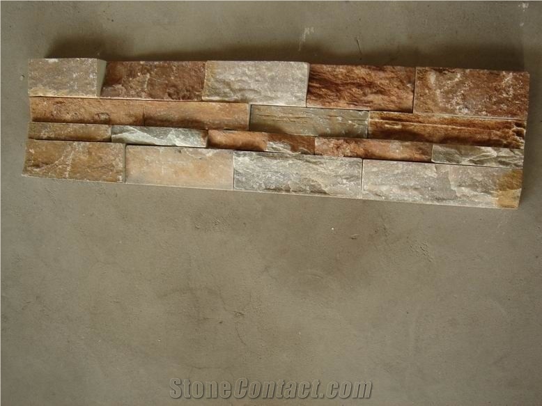 China Rusty Culture Stone /Multicolor Stone Wall